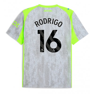 Fotballdrakt Herre Manchester City Rodri Hernandez #16 Tredjedrakt 2025-26 Kortermet Fotballdrakt Herre Manchester City Rodri Hernandez #16 Tredjedrakt 2025-26 Kortermet